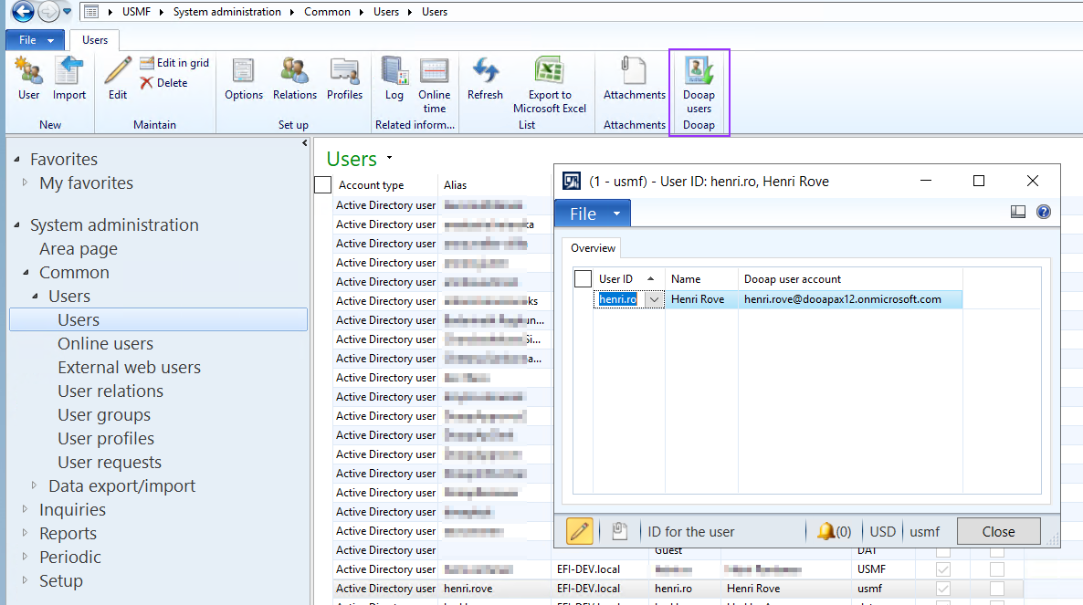 Technical Tasks for Dooap UAT AX2012 Deployment