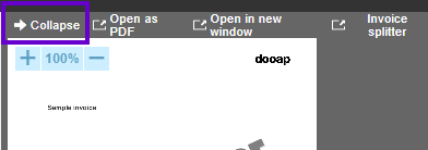 invoice image collapse